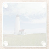 Leuchttürme | Leuchtturm Massachusetts Glasuntersetzer (Rückseite)