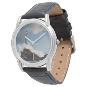 Leuchttürme   Leuchtturm mit Absturzwellen Armbanduhr