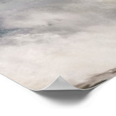 Leuchttürme | Leuchtturm mit Absturzwellen Poster (Ecke)