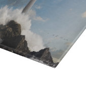 Leuchttürme | Leuchtturm mit Absturzwellen Schneidebrett (Ecke)
