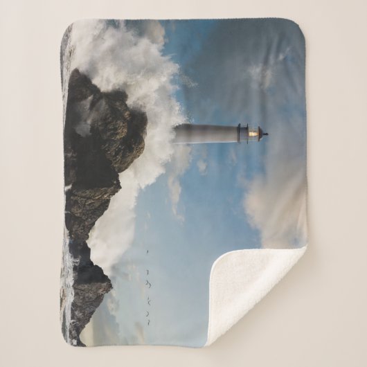 Leuchttürme | Leuchtturm mit Absturzwellen Sherpadecke (Vorderseite)