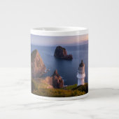 Leuchttürme | Lighthouse Cape Brett Neuseeland Jumbo-Tasse (Vorderseite)