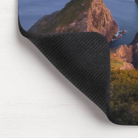 Leuchttürme | Lighthouse Cape Brett Neuseeland Mousepad (Ecke)