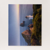 Leuchttürme | Lighthouse Cape Brett Neuseeland Puzzle (Vertikal)