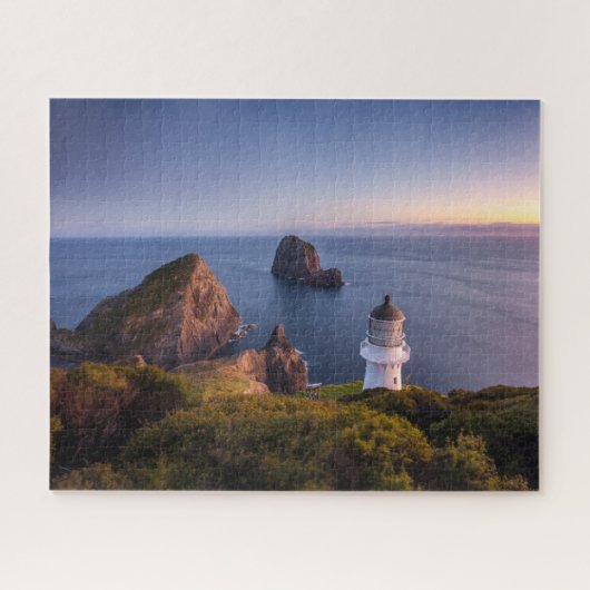 Leuchttürme | Lighthouse Cape Brett Neuseeland Puzzle (Horizontal)