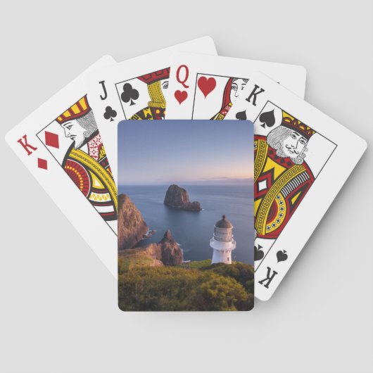 Leuchttürme | Lighthouse Cape Brett Neuseeland Spielkarten (Rückseite)