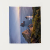 Leuchttürme | Lighthouse Cape Brett Neuseeland Wandteppich (Vorderseite)