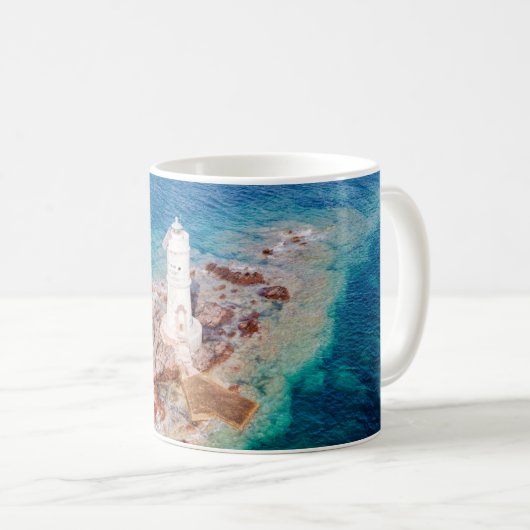 Leuchttürme | Mangiabarche Lighthouse Italien Kaffeetasse (VorderseiteRechts)