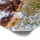 Leuchttürme | Mangiabarche Lighthouse Italien Poster (Ecke)