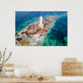 Leuchttürme | Mangiabarche Lighthouse Italien Poster (Küche)