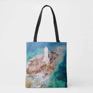 Leuchttürme   Mangiabarche Lighthouse Italien Tasche