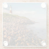 Leuchttürme | Montauk Point Long Island Glasuntersetzer (Rückseite)