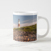Leuchttürme | Montauk Point Long Island Jumbo-Tasse (Rechts)