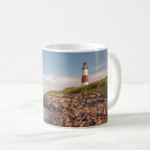 Leuchttürme | Montauk Point Long Island Kaffeetasse (VorderseiteRechts)