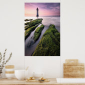 Leuchttürme | New Brighton Lighthouse, Vereinigtes Poster (Küche)