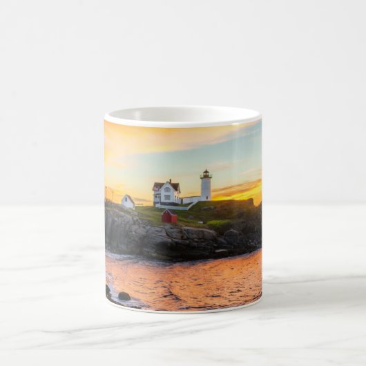 Leuchttürme | Nubble Lighthouse Maine Kaffeetasse (Mittel)