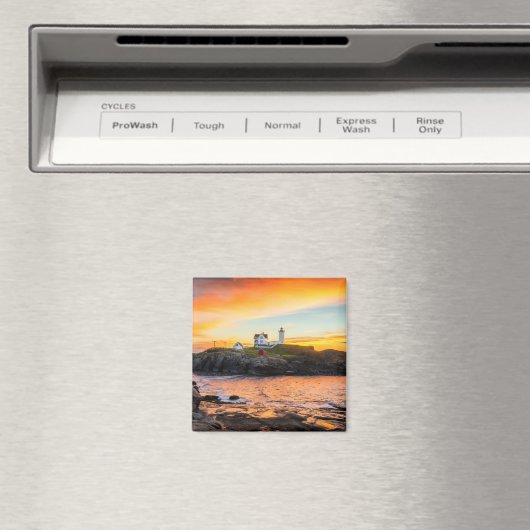 Leuchttürme | Nubble Lighthouse Maine Magnet (In Situ (Geschirrspüler))