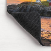 Leuchttürme | Nubble Lighthouse Maine Mousepad (Ecke)
