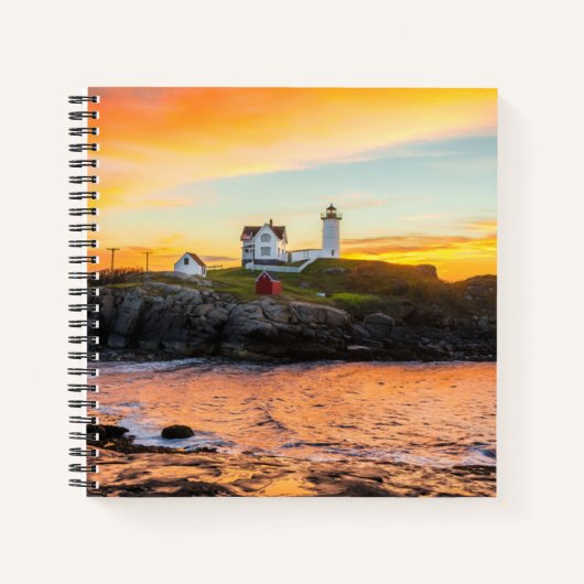 Leuchttürme | Nubble Lighthouse Maine Notizblock (Vorderseite)