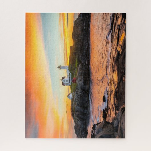 Leuchttürme | Nubble Lighthouse Maine Puzzle (Vertikal)