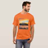 Leuchttürme | Nubble Lighthouse Maine T-Shirt (Vorne ganz)