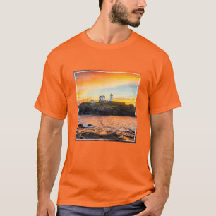 Leuchttürme Nubble Lighthouse Maine T-Shirt