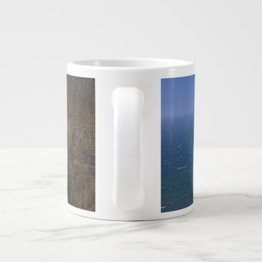 Leuchttürme | Oregon Coast Lighthouse Jumbo-Tasse (Rückseite)