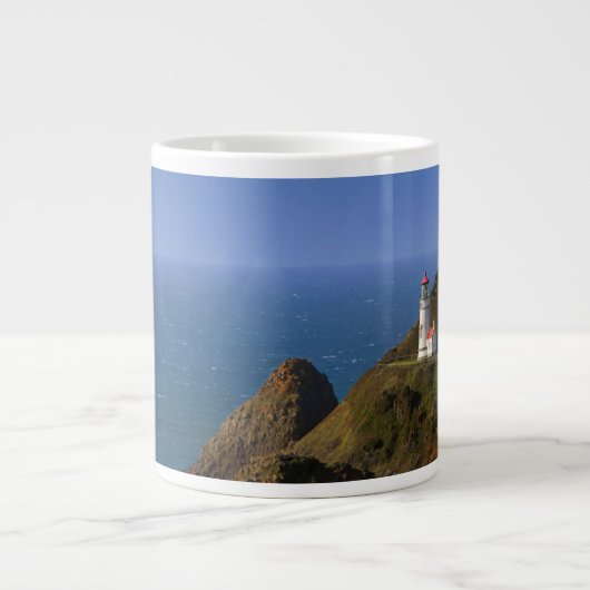 Leuchttürme | Oregon Coast Lighthouse Jumbo-Tasse (Vorderseite)