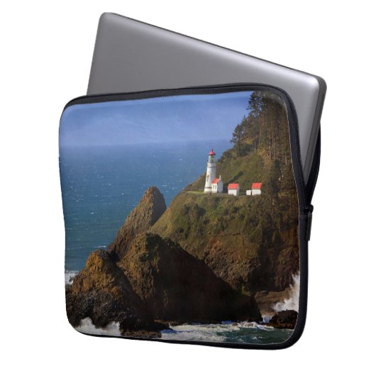 Leuchttürme | Oregon Coast Lighthouse Laptopschutzhülle (Vorderseite Links)