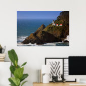 Leuchttürme | Oregon Coast Lighthouse Poster (Heimbüro)