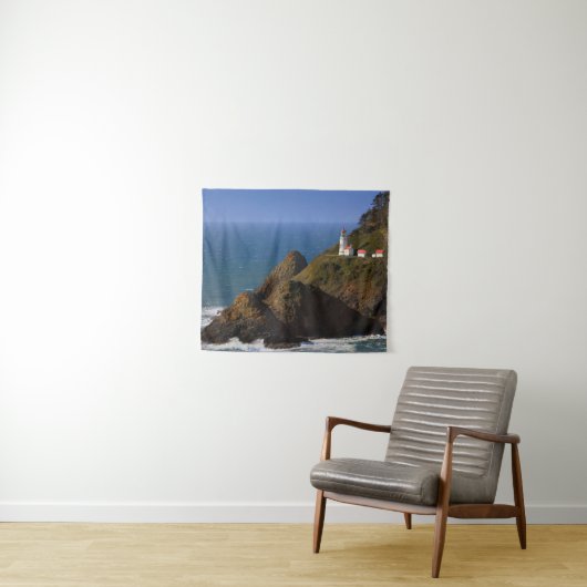 Leuchttürme | Oregon Coast Lighthouse Wandteppich (Beispiel (Horizontal))