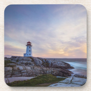 Leuchttürme Peggy's Cove Lighthouse Nova Scotia Getränkeuntersetzer