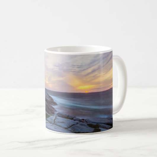 Leuchttürme | Peggy's Cove Lighthouse Nova Scotia Kaffeetasse (VorderseiteRechts)