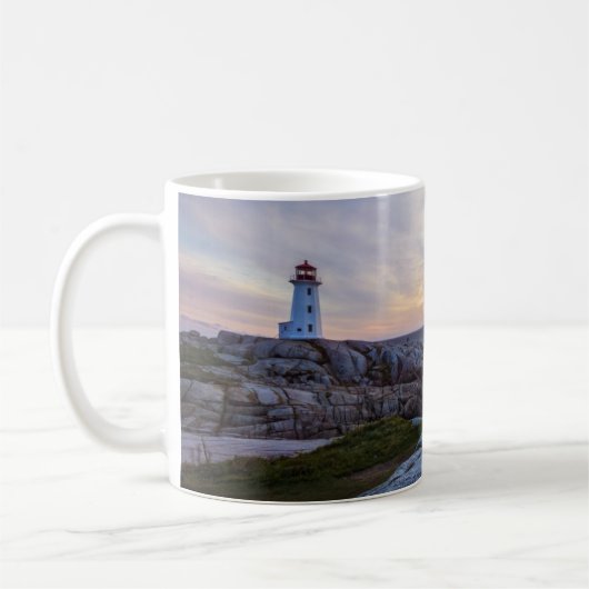 Leuchttürme | Peggy's Cove Lighthouse Nova Scotia Kaffeetasse (Links)