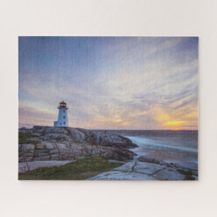 Leuchttürme   Peggy's Cove Lighthouse Nova Scotia Puzzle