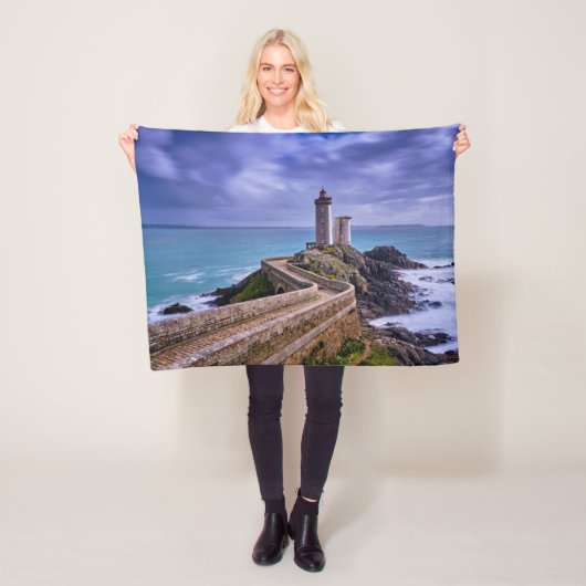 Leuchttürme | Petit Minou Lighthouse Frankreich Fleecedecke (Beispiel)