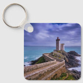 Leuchttürme | Petit Minou Lighthouse Frankreich Schlüsselanhänger (Vorderseite)