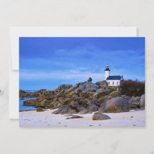 Leuchttürme Phare de Pontusval Frankreich Finist Dankeskarte