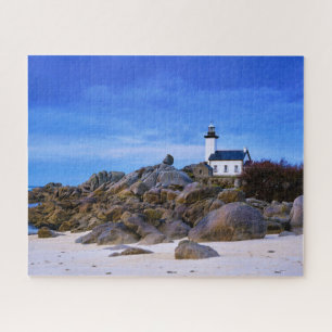 Leuchttürme Phare de Pontusval Frankreich Finist Puzzle