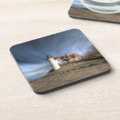 Leuchttürme | Point Betsie Lake Michigan Getränkeuntersetzer (Linke Seite)