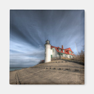 Leuchttürme   Point Betsie Lake Michigan Magnet