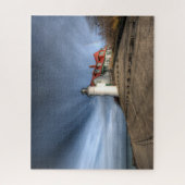 Leuchttürme | Point Betsie Lake Michigan Puzzle (Vertikal)