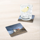 Leuchttürme | Point Betsie Lake Michigan Rechteckiger Pappuntersetzer (Vor Ort)