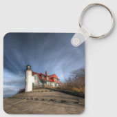 Leuchttürme | Point Betsie Lake Michigan Schlüsselanhänger (Rückseite)