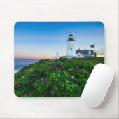 Leuchttürme | Point Lighthouse Bristol Maine Mousepad (Mit Mouse)