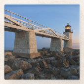 Leuchttürme | Port Clyde Maine Lighthouse Glasuntersetzer (Vorderseite)