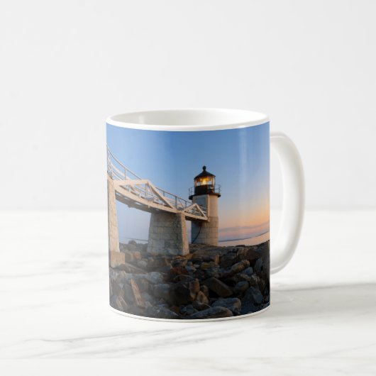 Leuchttürme | Port Clyde Maine Lighthouse Kaffeetasse (VorderseiteRechts)