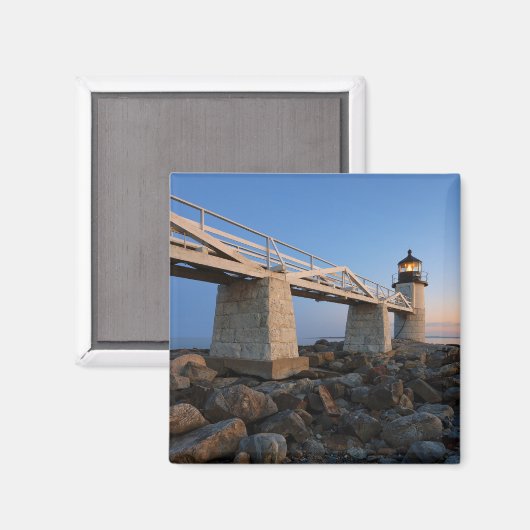 Leuchttürme | Port Clyde Maine Lighthouse Magnet (Vorderseite/Rückseite)