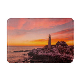 Leuchttürme Portland Head Cape Elizabeth Maine Badematte