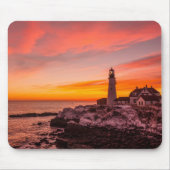 Leuchttürme | Portland Head Cape Elizabeth Maine Mousepad (Vorne)